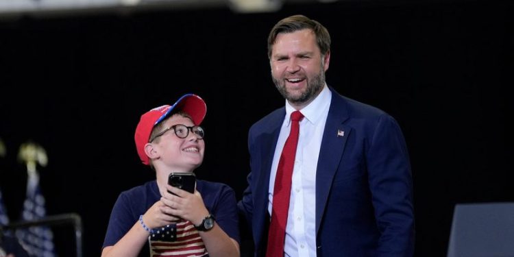 Vance pauses North Carolina speech for boy who said he ‘skipped school’ to ask for a selfie