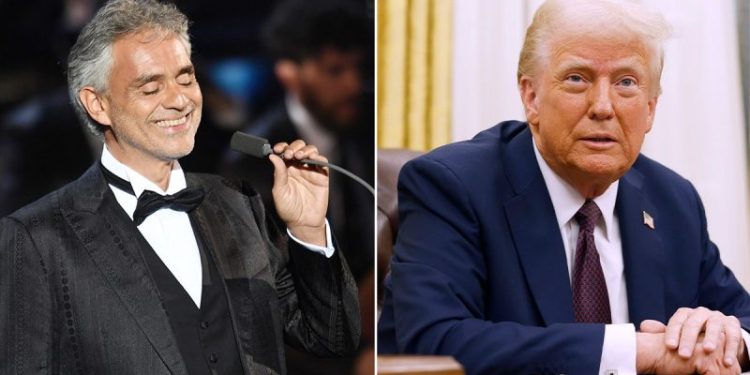 Andrea Bocelli gives Trump impromptu Oval Office performance during White House visit”